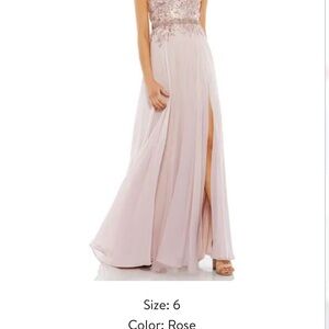 Mac Duggal Rose Embellished Formal Gown NWT